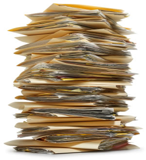 documents and files for storage
